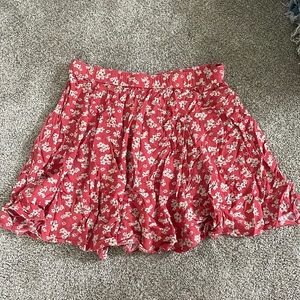 American Eagle floral mini skirt